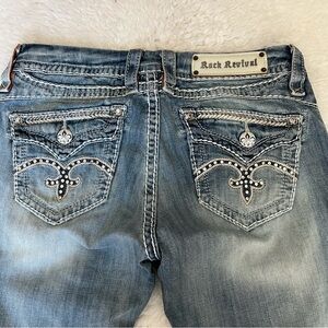 Rock Revival Buckle Sasha Easy Boot Women Jeans size 27